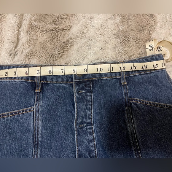 Button down denim skirt - Picture 6 of 6